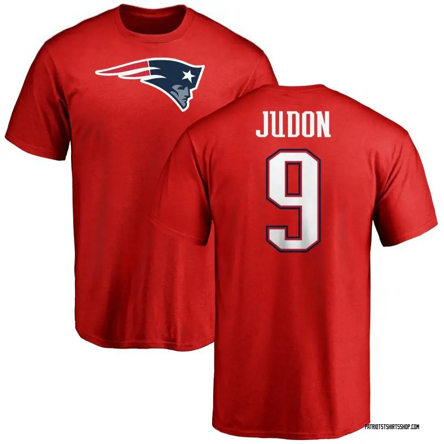 Men's Matthew Judon New England Patriots Name & Number Logo T