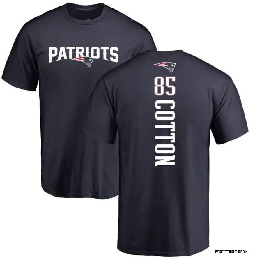 Men's Sam Cotton New England Patriots Backer T-Shirt - Navy