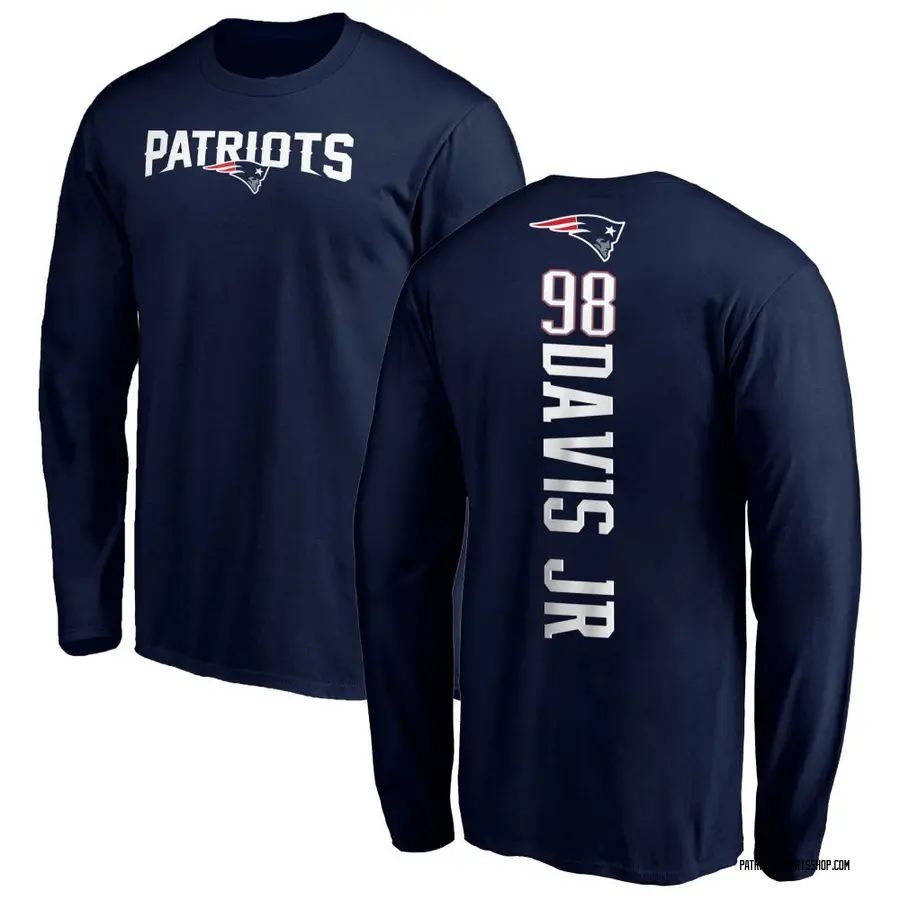 Youth Navy New England Patriots Long Sleeve T-Shirt