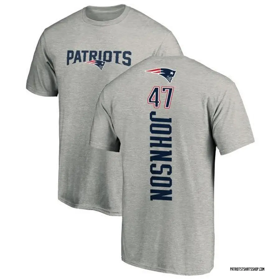 Youth Jakob Johnson New England Patriots Backer T-Shirt - Ash