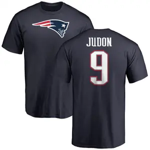 Youth Matthew Judon New England Patriots Name & Number Logo T-Shirt - Navy