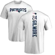 Youth Stephon Gilmore New England Patriots Backer T-Shirt - White